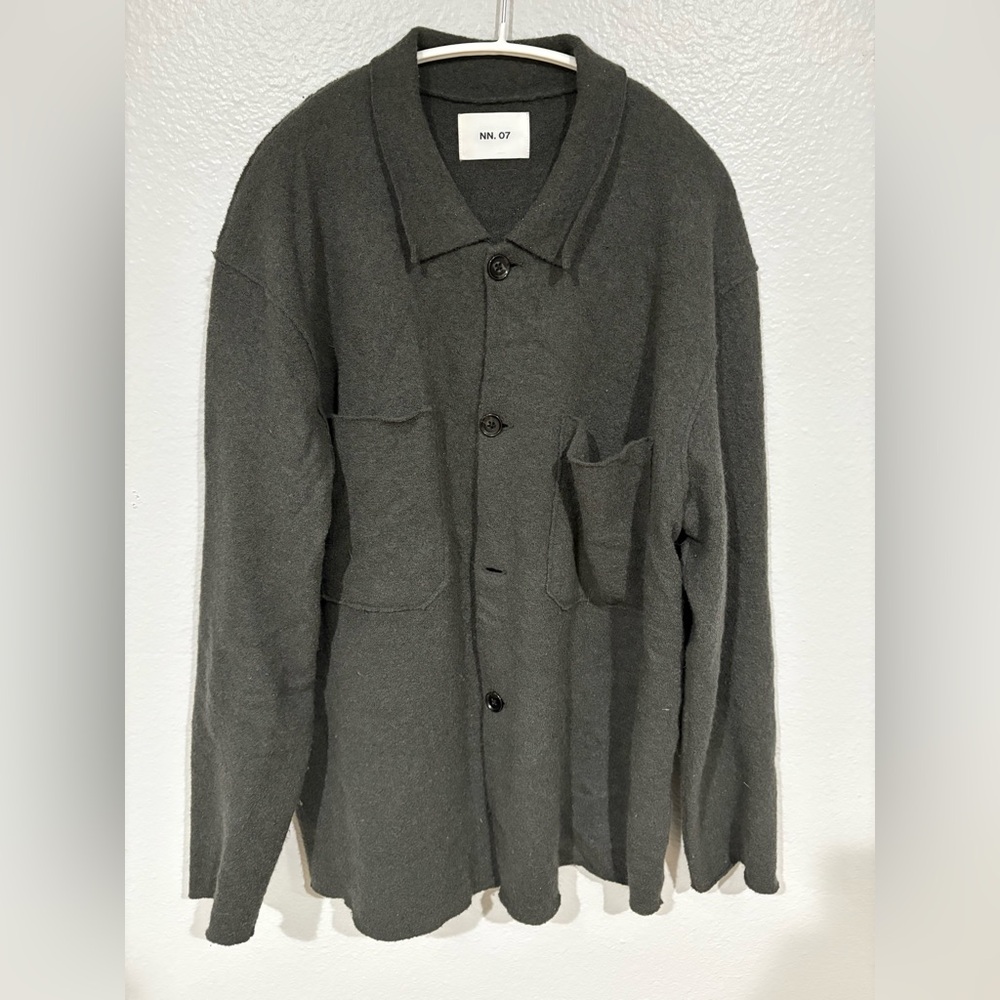NN07 Jonas Merino Wool Overshirt